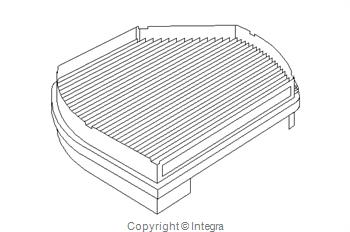 Filtr kabinowy Bosch A601 1 987 431 001 BOSCH
