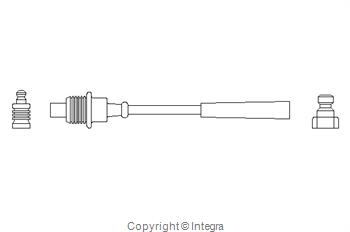Przewód wys. napięcia Bosch J80 0 986 356 065 BOSCH